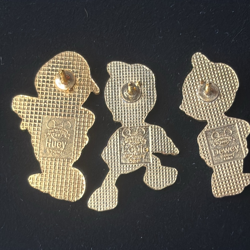 Disney Pins. Huey , Duey , Luey Ducks Enamel Pins - Picture 2 of 3